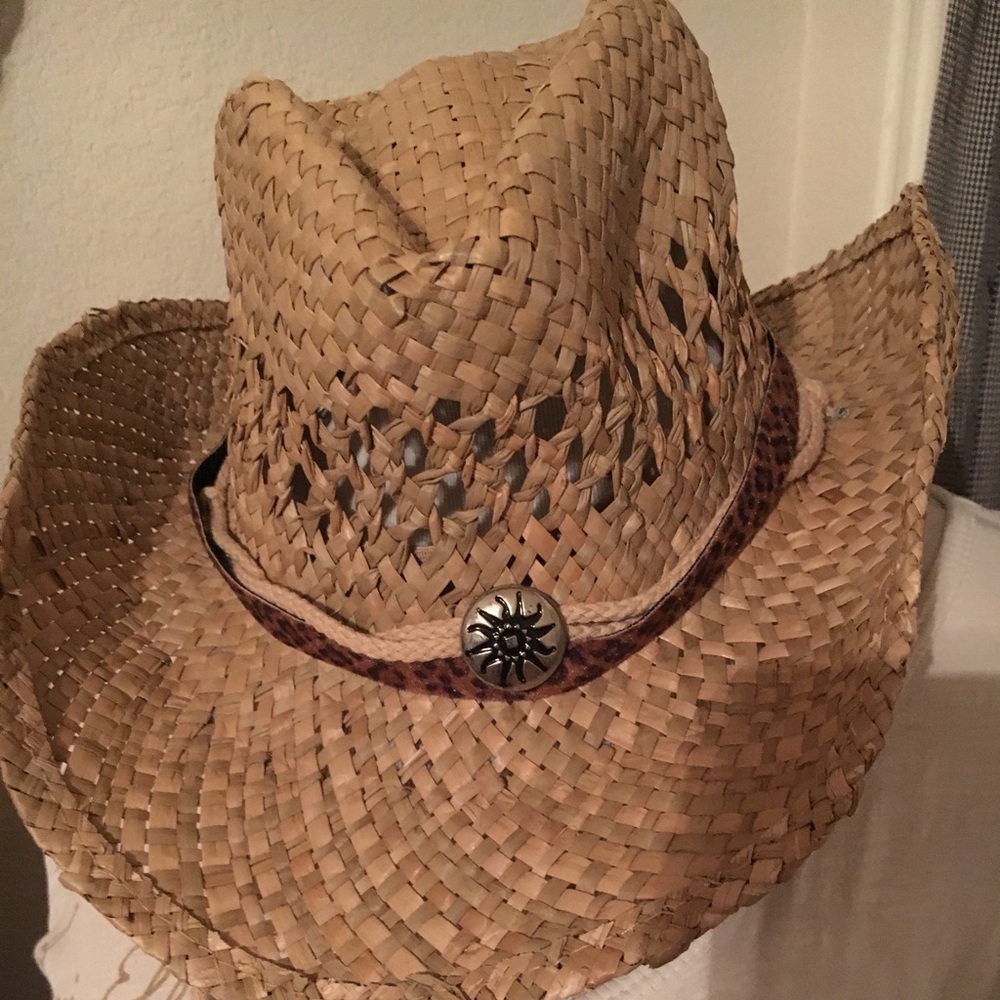 Vintage leopard & Pink Gypsy Style Cowgirl Hat